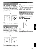 Предварительный просмотр 59 страницы Yamaha YSP-3000bl Owner'S Manual