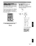 Предварительный просмотр 61 страницы Yamaha YSP-3000bl Owner'S Manual