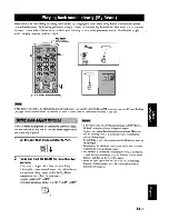 Предварительный просмотр 65 страницы Yamaha YSP-3000bl Owner'S Manual