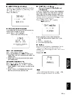 Предварительный просмотр 83 страницы Yamaha YSP-3000bl Owner'S Manual