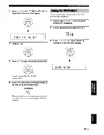 Предварительный просмотр 95 страницы Yamaha YSP-3000bl Owner'S Manual