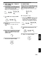 Предварительный просмотр 105 страницы Yamaha YSP-3000bl Owner'S Manual