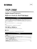 Предварительный просмотр 123 страницы Yamaha YSP-3000bl Owner'S Manual