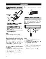 Предварительный просмотр 34 страницы Yamaha YSP-3000SL Owner'S Manual