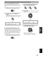 Предварительный просмотр 69 страницы Yamaha YSP-3000SL Owner'S Manual