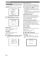 Предварительный просмотр 82 страницы Yamaha YSP-3000SL Owner'S Manual