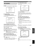 Предварительный просмотр 87 страницы Yamaha YSP-3000SL Owner'S Manual