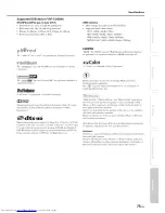 Предварительный просмотр 75 страницы Yamaha YSP-3300 Owner'S Manual