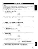 Предварительный просмотр 9 страницы Yamaha YSP-4000 Owner'S Manual