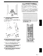 Предварительный просмотр 43 страницы Yamaha YSP-4000 Owner'S Manual