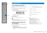 Предварительный просмотр 43 страницы Yamaha YSP-5600BMK2 Owner'S Manual