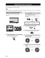 Preview for 76 page of Yamaha YSP-600 Owner'S Manual