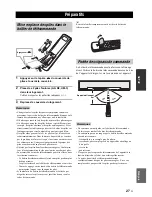 Preview for 119 page of Yamaha YSP-600 Owner'S Manual