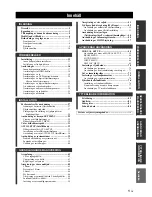 Preview for 273 page of Yamaha YSP-600 Owner'S Manual