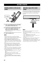 Предварительный просмотр 24 страницы Yamaha YSP 800 - Digital Sound Projector Five CH Speaker Owner'S Manual