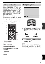 Предварительный просмотр 25 страницы Yamaha YSP 800 - Digital Sound Projector Five CH Speaker Owner'S Manual