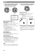 Предварительный просмотр 32 страницы Yamaha YSP 800 - Digital Sound Projector Five CH Speaker Owner'S Manual