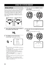 Предварительный просмотр 36 страницы Yamaha YSP 800 - Digital Sound Projector Five CH Speaker Owner'S Manual