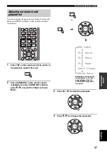 Предварительный просмотр 49 страницы Yamaha YSP 800 - Digital Sound Projector Five CH Speaker Owner'S Manual