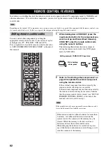 Предварительный просмотр 84 страницы Yamaha YSP 800 - Digital Sound Projector Five CH Speaker Owner'S Manual