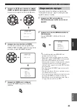 Предварительный просмотр 130 страницы Yamaha YSP 800 - Digital Sound Projector Five CH Speaker Owner'S Manual