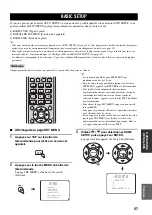 Предварительный просмотр 152 страницы Yamaha YSP 800 - Digital Sound Projector Five CH Speaker Owner'S Manual