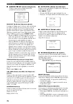 Предварительный просмотр 165 страницы Yamaha YSP 800 - Digital Sound Projector Five CH Speaker Owner'S Manual