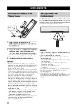 Предварительный просмотр 210 страницы Yamaha YSP 800 - Digital Sound Projector Five CH Speaker Owner'S Manual