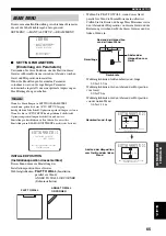 Предварительный просмотр 253 страницы Yamaha YSP 800 - Digital Sound Projector Five CH Speaker Owner'S Manual