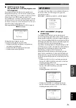 Предварительный просмотр 259 страницы Yamaha YSP 800 - Digital Sound Projector Five CH Speaker Owner'S Manual