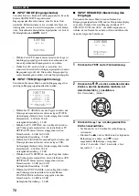 Предварительный просмотр 260 страницы Yamaha YSP 800 - Digital Sound Projector Five CH Speaker Owner'S Manual