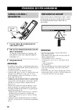 Предварительный просмотр 303 страницы Yamaha YSP 800 - Digital Sound Projector Five CH Speaker Owner'S Manual