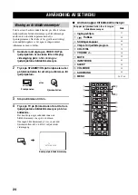 Предварительный просмотр 305 страницы Yamaha YSP 800 - Digital Sound Projector Five CH Speaker Owner'S Manual