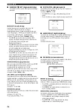 Предварительный просмотр 351 страницы Yamaha YSP 800 - Digital Sound Projector Five CH Speaker Owner'S Manual