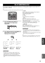 Предварительный просмотр 362 страницы Yamaha YSP 800 - Digital Sound Projector Five CH Speaker Owner'S Manual