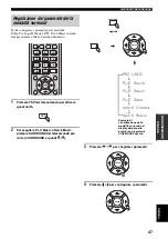 Предварительный просмотр 421 страницы Yamaha YSP 800 - Digital Sound Projector Five CH Speaker Owner'S Manual