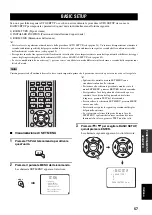 Предварительный просмотр 431 страницы Yamaha YSP 800 - Digital Sound Projector Five CH Speaker Owner'S Manual