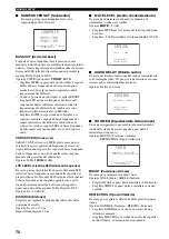 Предварительный просмотр 444 страницы Yamaha YSP 800 - Digital Sound Projector Five CH Speaker Owner'S Manual