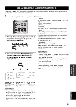 Предварительный просмотр 641 страницы Yamaha YSP 800 - Digital Sound Projector Five CH Speaker Owner'S Manual