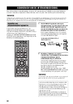 Предварительный просмотр 642 страницы Yamaha YSP 800 - Digital Sound Projector Five CH Speaker Owner'S Manual