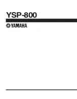 Предварительный просмотр 82 страницы Yamaha YSP 800 - Digital Sound Projector Five CH Speaker Service Manual