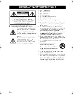 Предварительный просмотр 2 страницы Yamaha YSP-900BL Owner'S Manual