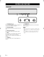 Предварительный просмотр 10 страницы Yamaha YSP-900BL Owner'S Manual