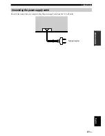 Предварительный просмотр 25 страницы Yamaha YSP-900BL Owner'S Manual