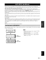 Предварительный просмотр 31 страницы Yamaha YSP-900BL Owner'S Manual