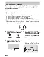 Предварительный просмотр 32 страницы Yamaha YSP-900BL Owner'S Manual