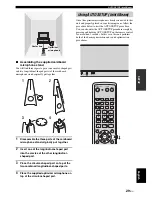 Предварительный просмотр 33 страницы Yamaha YSP-900BL Owner'S Manual