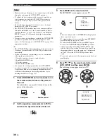 Предварительный просмотр 34 страницы Yamaha YSP-900BL Owner'S Manual