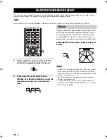 Предварительный просмотр 44 страницы Yamaha YSP-900BL Owner'S Manual