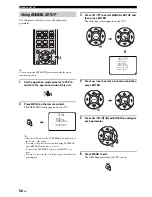 Предварительный просмотр 62 страницы Yamaha YSP-900BL Owner'S Manual